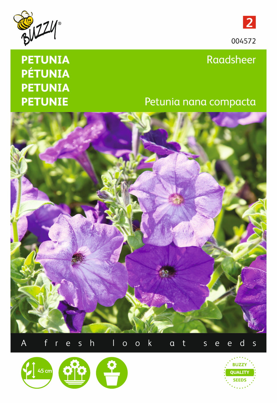 Petunia Raadsheer blauw