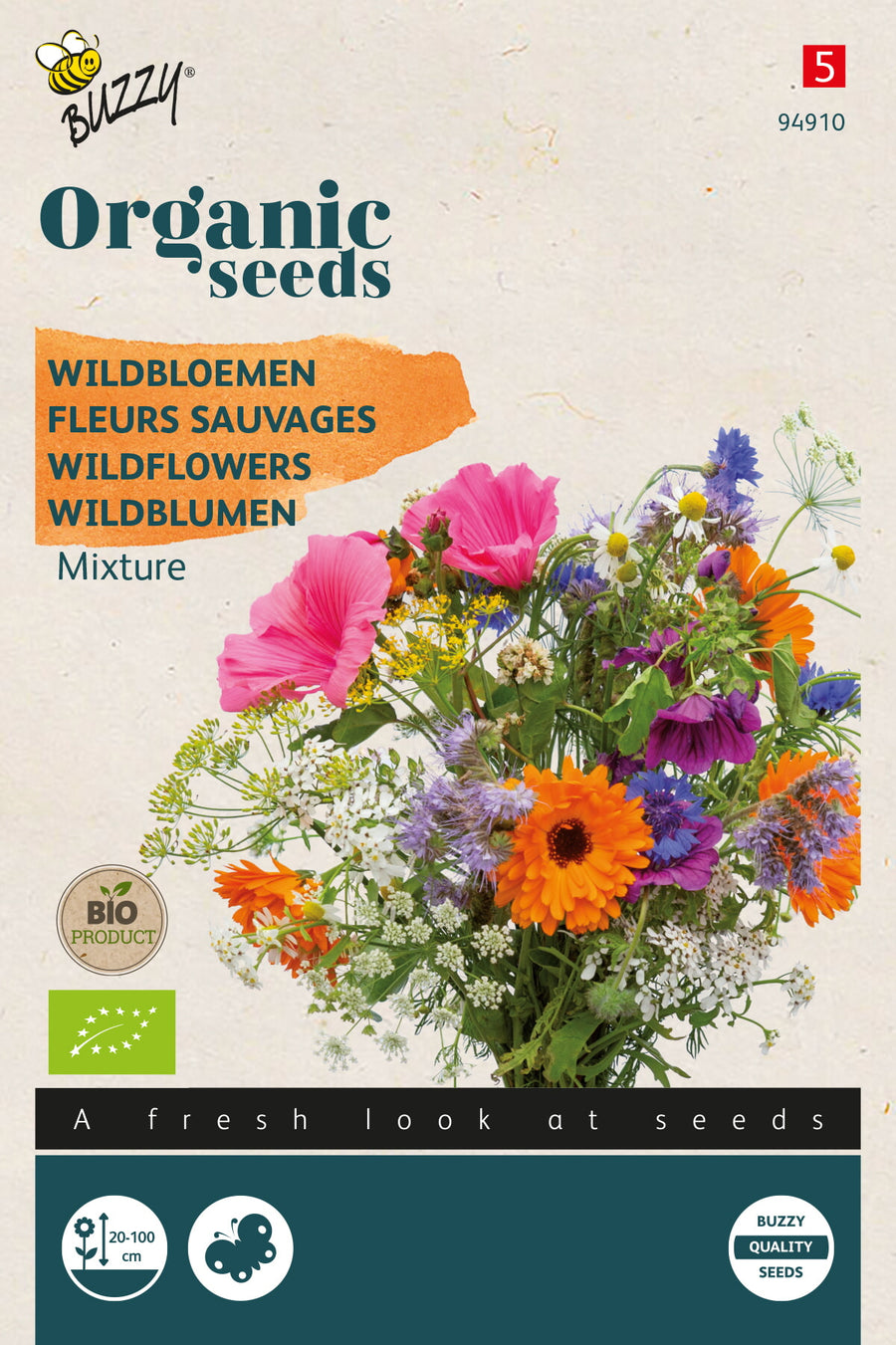 Organic Wildbloemen mengsel